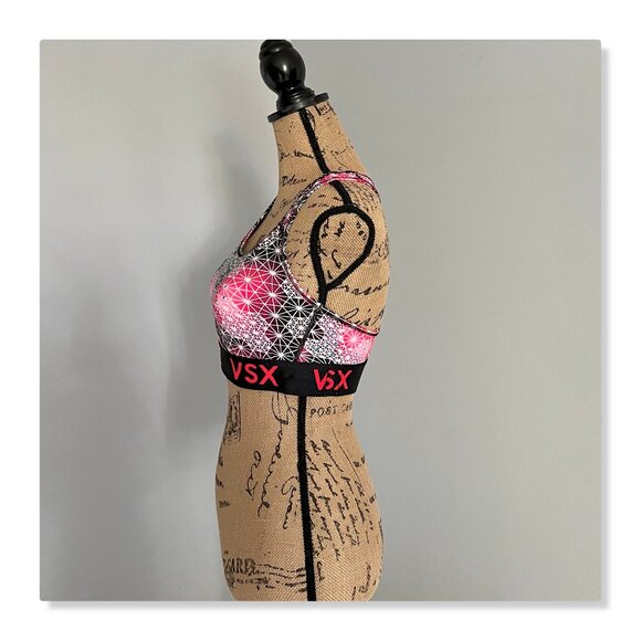 Victoria's Secret VSX The Player Racerback Sport Bra Sz L - Picture 4 of 9